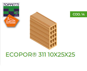 ECOPOR® 311 10X25X25