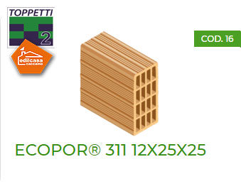 ECOPOR® 311 12X25X25