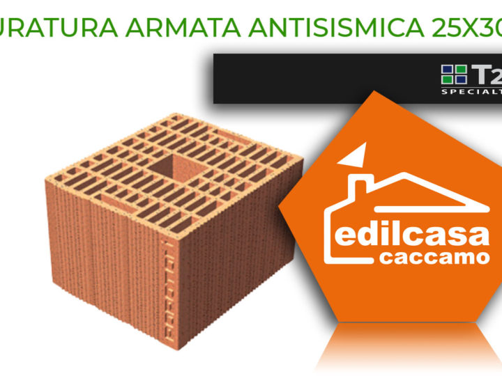 POROTON® MURATURA ARMATA ANTISISMICA 25X30X19 – RIVENDITORE TOPPETTI T2D MARCHE UMBRIA