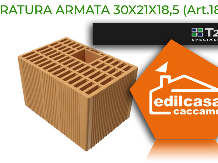 POROTON® MURATURA ARMATA 30X21X18,5 – RIVENDITORE LATERIZI TOPPETTI T2D MARCHE UMBRIA