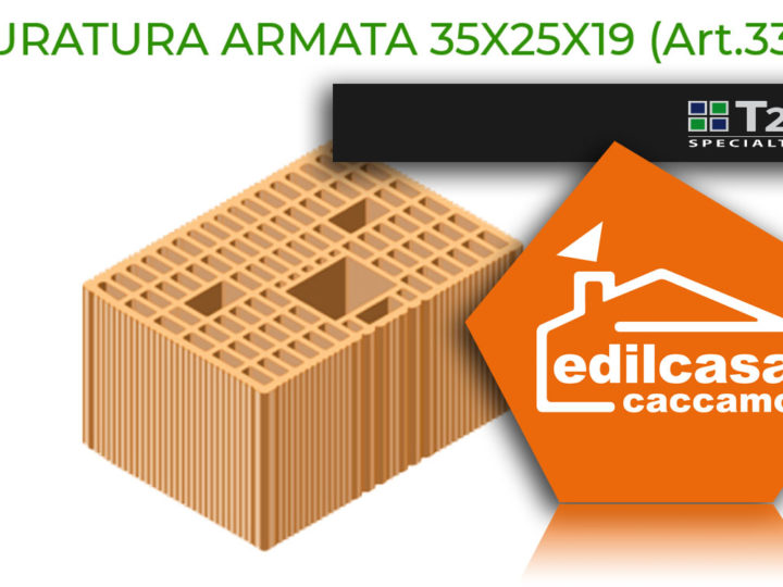 POROTON® MURATURA ARMATA 35X25X19 TOPPETTI T2D – RIVENDITORE LATERIZI PROVINCIA MACERATA