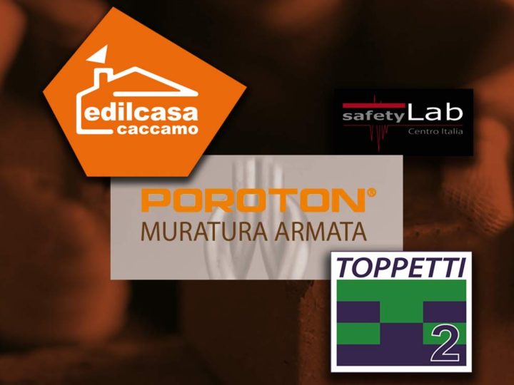 POROTON MURATURA ARMATA | RIVENDITORE UFFICIALE LATERIZI TOPPETTI T2D ANTISISMICI MARCHE UMBRIA