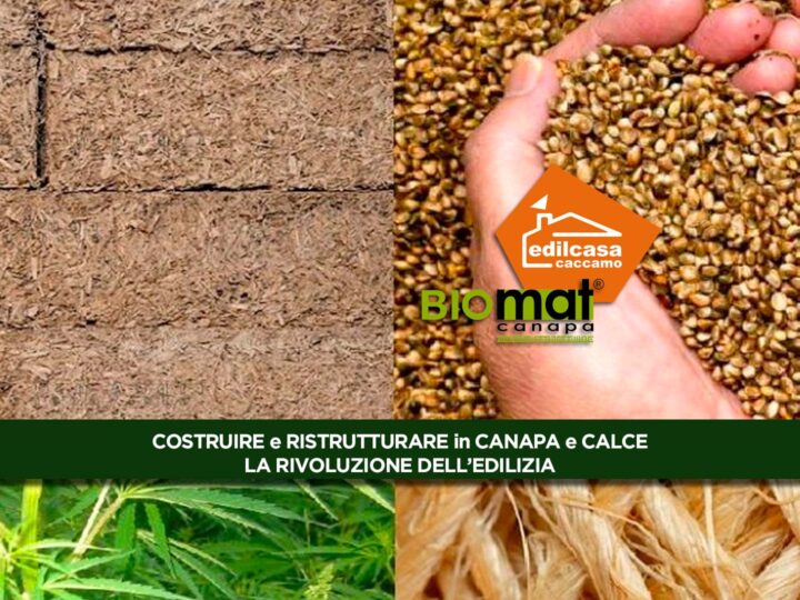 BIOMAT COSTRUIRE e RISTRUTTURARE  in CANAPA e CALCE